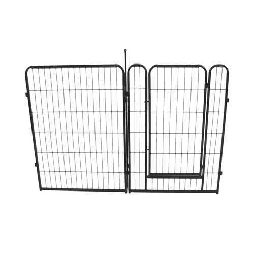 12 Panels 40x27 inch Dog Playpen Crate Fence Pet PlayPen Exercise Cage