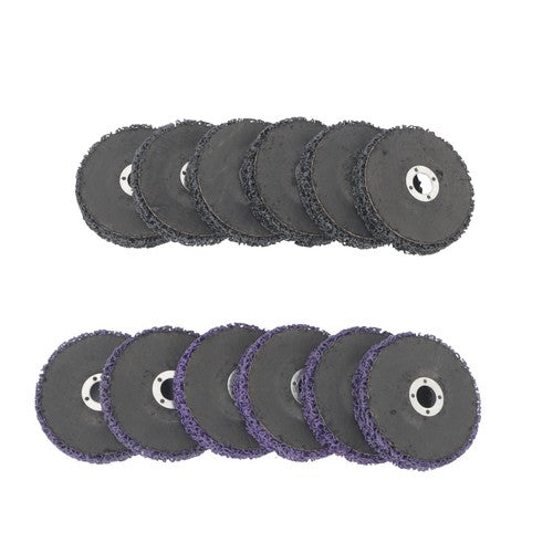 Diamond Grinding Discs for Metal and Wood 12 Pack: 4 x 5/8"  (6 Black, 6 Purple)