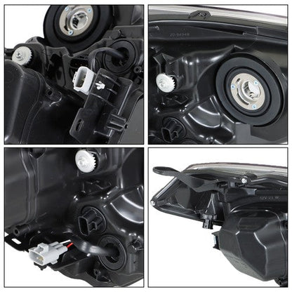 Halogen Front Headlight Lamps Chrome For Toyota Corolla 2014-16 Left+Right Side