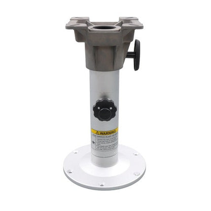 Aluminum Height 13"-19" Locking Boat Seat Pedestal Adjustable Boat Seat Mount