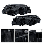 LH+RH Side Black Housing For Nissan Rogue 2021-2023 Headlights Replacement LED