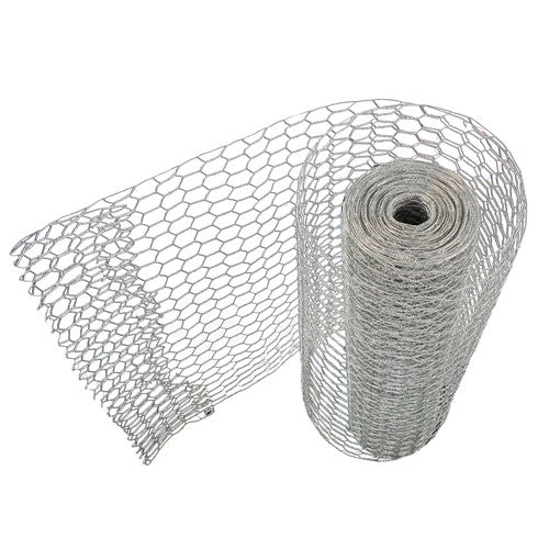 24"×100' 1" Holes Galvanized Poultry Net Metal Fencing Chicken Wire New