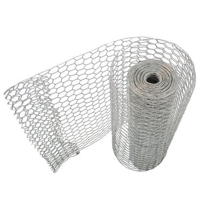 24"×100' 1" Holes Galvanized Poultry Net Metal Fencing Chicken Wire New