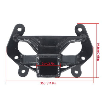 for Can-Am Maverick (Black) - SEE FITMENT Rear Receiver Tow Hitch
