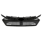 Front Bumper Upper Grill Glossy Black Plastic Suitable For Subaru Crosstrek 2024