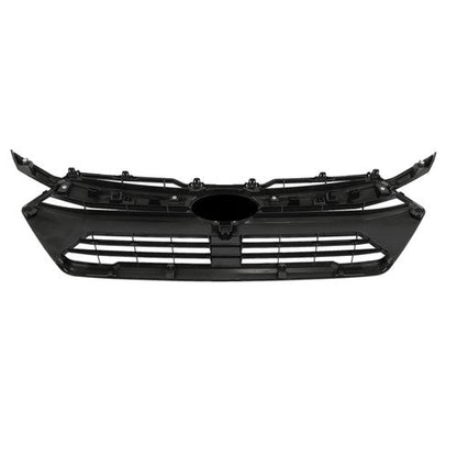 Front Bumper Upper Grill Glossy Black Plastic Suitable For Subaru Crosstrek 2024