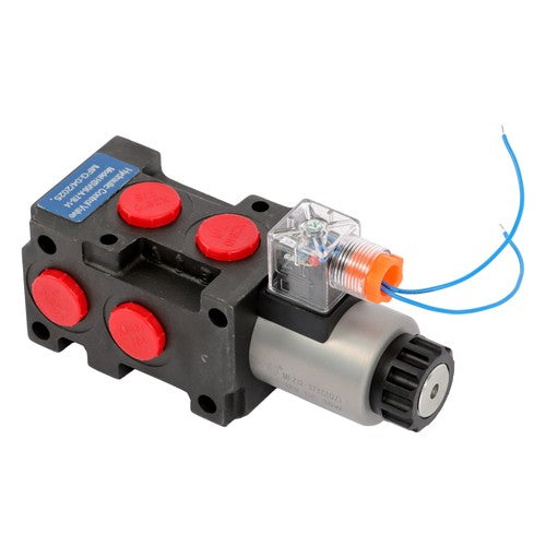 13 GPM Solenoid 12V DC 6 Port Hydraulic Adjustable Variable Flow Control Valve