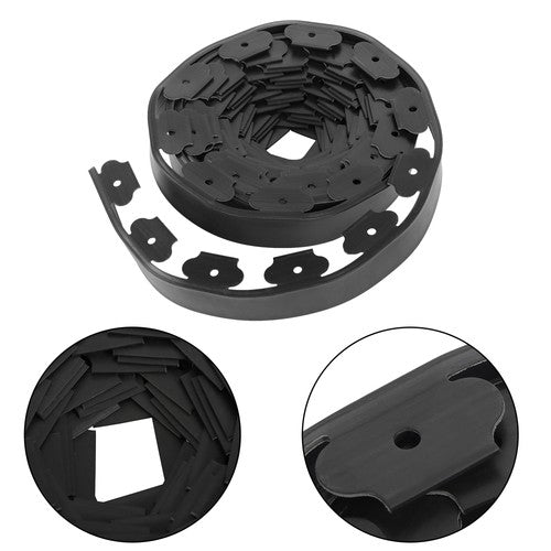 L-shaped Landscape Edging Border Kit 40 FT No-Dig Garden Edge Lawn Border