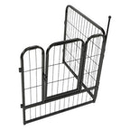 16 Panels 24x24 inch Dog Playpen Crate Fence Pet PlayPen Exercise Cage