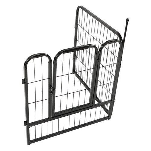 16 Panels 24x24 inch Dog Playpen Crate Fence Pet PlayPen Exercise Cage