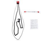 3 Ton/6600 lbs Capacity 10FT Come Along Hand Chain Hoist G80 Galvanized Chain