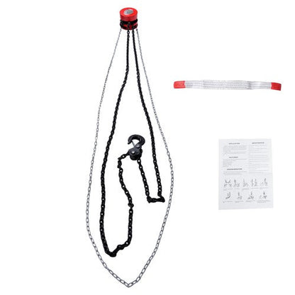 3 Ton/6600 lbs Capacity 10FT Come Along Hand Chain Hoist G80 Galvanized Chain