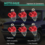 0280150931 For 1993-1996 Ford Ranger 4.0L V6 Set of 6 Upgrade Fuel Injectors