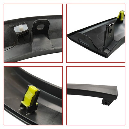 Front Wheel Opening Molding Textured Black Left Side for Honda HR V 2019 2022