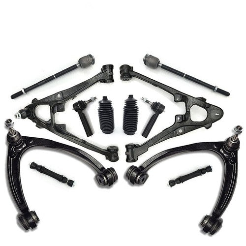 12x Front Upper Lower Control Arm Sway Bar Kit For Cadillac & Chevy Silverado