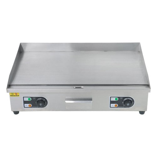 30 Inch Commercial Electric Griddle 3000W Countertop Flat Top Grill 122℉-572℉