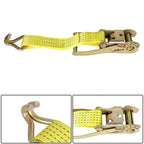 2 In x 15 Ft Ratchet Straps With J Hook 5000 Lbs Heavy Duty Tie Downs 8 Pack