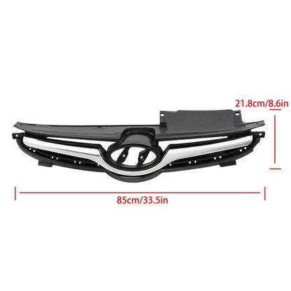 For Hyundai Elantra 2014-2016 Front Upper Lower Grilles And Bumper Brackets Set