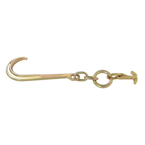 15 Inch G70 J Hook w/T-J Hook 5400 Lbs Working Load Limit Towing Hooks