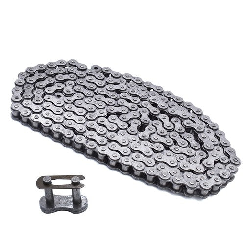 Pitch Size 0.62 #50 Roller Chain 10 Feet with 1 Connecting Links US