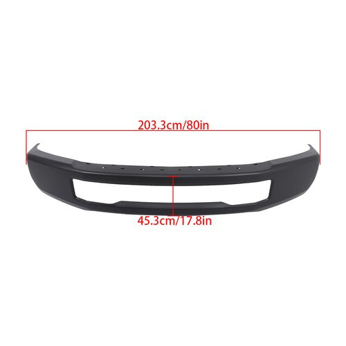 Brand New BLK For Ford F-250 F-350 2017 2018 2019 Front Bumper Face Bar Durable