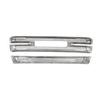 Chrome Fits GMC Sierra 1500 SLT AT4 2019-2022 Front Grille Covers Grill Overlay