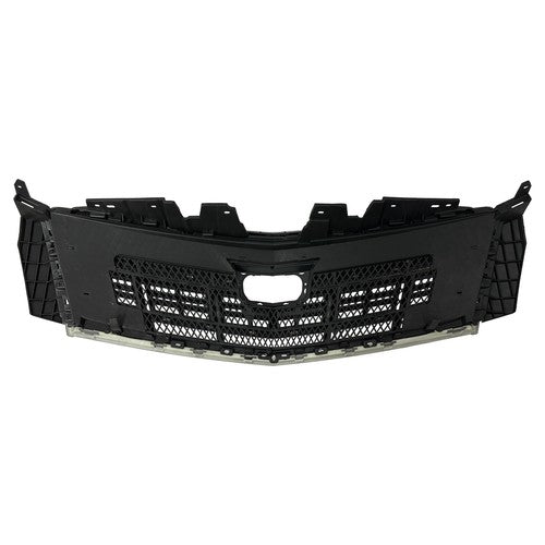 Fit 2013-2017 Cadillac XTS Front Bumper Black Upper Grille Lower Grill 2PCS