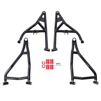 Black High Clearance Steel A-Arms Set 2014 + for Polaris RZR XP 4 1000 Turbo