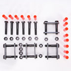 Heavy Duty Shackle Upgrade Kit for Tandem Axle Trailer Spring Suspension Rebuild