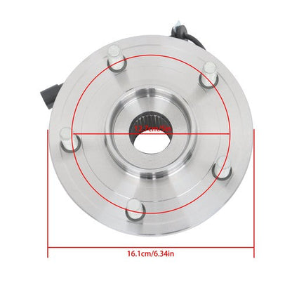 2 PCS For Dodge Grand Caravan Town & Country Routan Wheel Bearing and Hubs Front