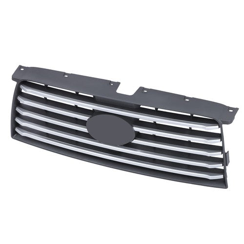 For Subaru Forester 2006-2008 Plastic Front Bumper Upper Grille w/ Silver Trim