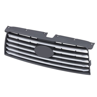 For Subaru Forester 2006-2008 Plastic Front Bumper Upper Grille w/ Silver Trim