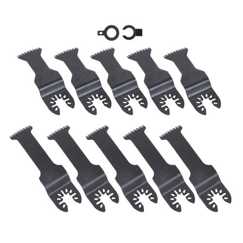 Oscillating Multitool Blades Kit 10 PCS Japanese Tooth Saw Blades Extra-Long