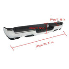 For RAM 1500 2019-2023 Complete Chrome Rear Bumper Assembly Dual Exhaust New