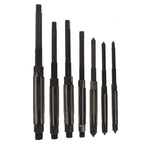 7Pcs/Set Adjustable Hand Reamers, HV to H3,1/4" to 15/32" High Speed Steel