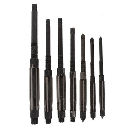 7Pcs/Set Adjustable Hand Reamers, HV to H3,1/4" to 15/32" High Speed Steel
