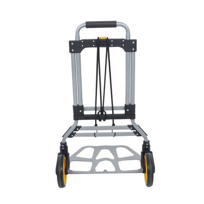 264Lb Capacity Alloy Steel Folding Trolley Heavy-Duty Luggage Trolley Cart
