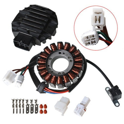 Stator & Regulator Rectifier For Suzuki LT-Z400 LTZ400 Quadsport Z400 03-08 New