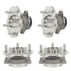 4Pc Front Rear Wheel Hub Bearings FWD For Toyota RAV4 06-12 Scion tC 11-16 New