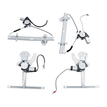 4Pcs For Honda Accord 1998-2002 Power Window Regulator Front & Rear w/Motor NEW
