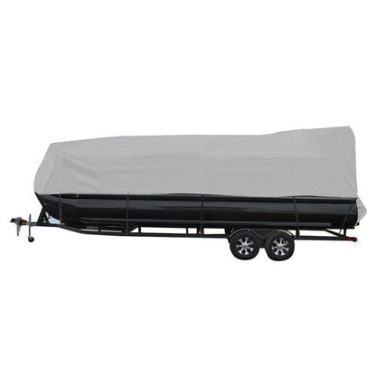 Boat Cover Waterproof Trailerable Pontoon Fabric Gray 21-24FT