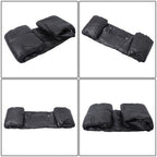 5FTx50FT Black Heavy Duty Garden Privacy Fence Barrier Net With Zip Ties