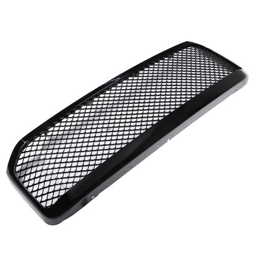 For Ford F250 F350 1999-2004 Front Bumper Upper Hood Grill Durable Plastic Black