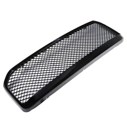 For Ford F250 F350 1999-2004 Front Bumper Upper Hood Grill Durable Plastic Black