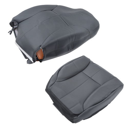 Black Driver Bottom & Top Seat Cover For Dodge Ram 1500 2500 3500 SLT 1998-2002