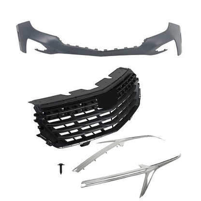 For Chevrolet Equinox 2022-2023 Front Upper Grille&Front Bumper Cover