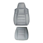 Driver Bottom Top Perf Leather Seat Covers Gray for Ford F250 2002 2007