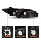 For 2015 2016 2017 Toyota Camry Pair Projector Headlight Assembly Chrome LH RH