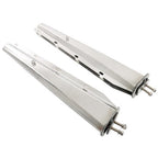 For Semi Truck 30"Straight Mud Flap Hanger Stainless Steel 1 1/8 Bolt Tapered US
