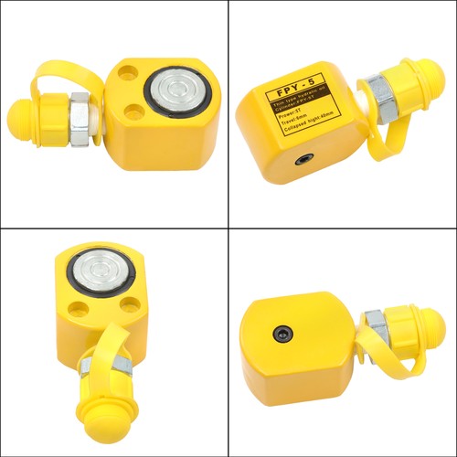 5 Ton Hydraulic Jack Power Ram Kit and CP-180 Manual Hydraulic Hand Pump